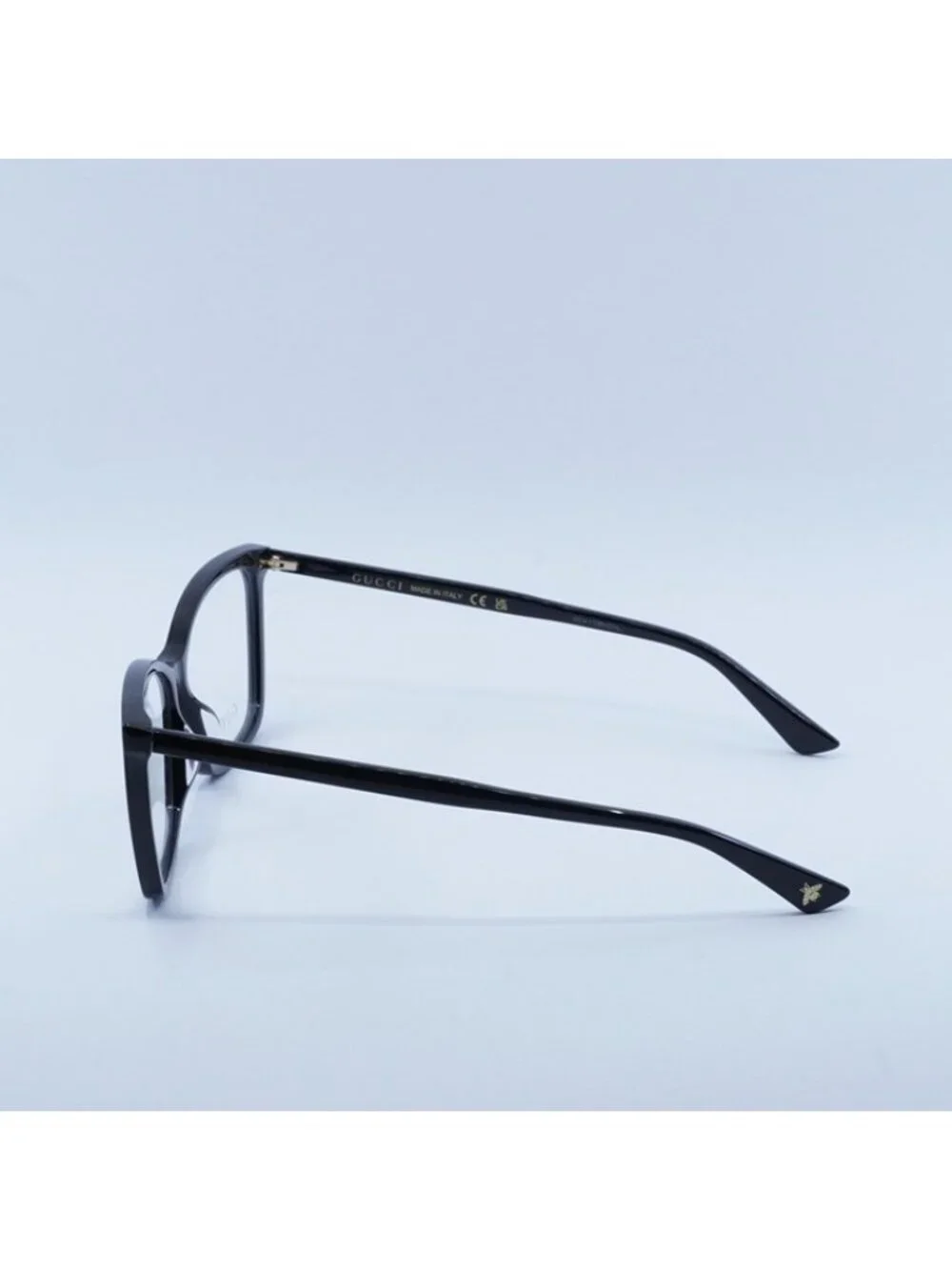 Gucci GG0025O 001 Eyeglasses Black Cat Eye Frame